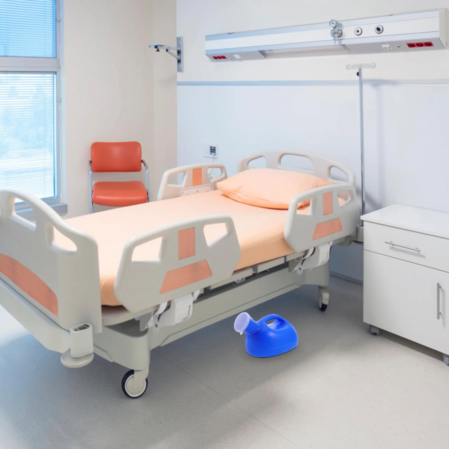 Healvian Męski Plastikowy Osób Starszych Osób Starszych Męski Do Codziennego Użytku Osób Starszych Zagęszczony Pojemnik Mocz Butelka