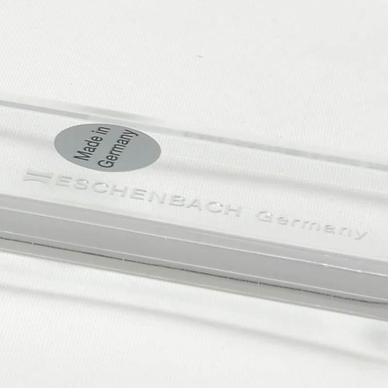 Eschenbach 2612407 - Reading magnifier with additional lens in handle, Excellent orientation on reading material due to transparent frame, Dimensions Lens: Ø 45 mm, Magnification: 3,25x, Dioptre: 9