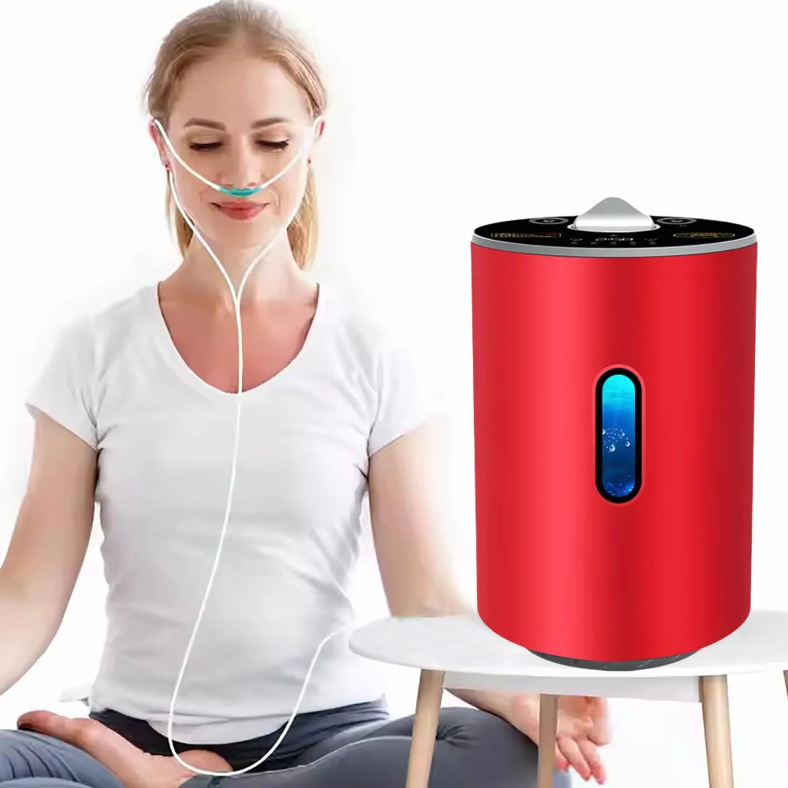 Inhalator Wodorowy Generator H2 Czystości 99,99% Przenośny Dwuportowy 150ml