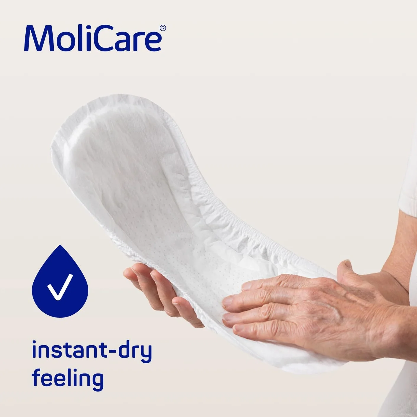 MoliCare lady Pad 5 kropli bardzo długa wkładka do inkontynencji dla kobiet ze średnim osłabieniem pęcherza moczowego, ochrona w nocy, neutralizator zapachów, zaawansowana ochrona skóry, 14 sztuk