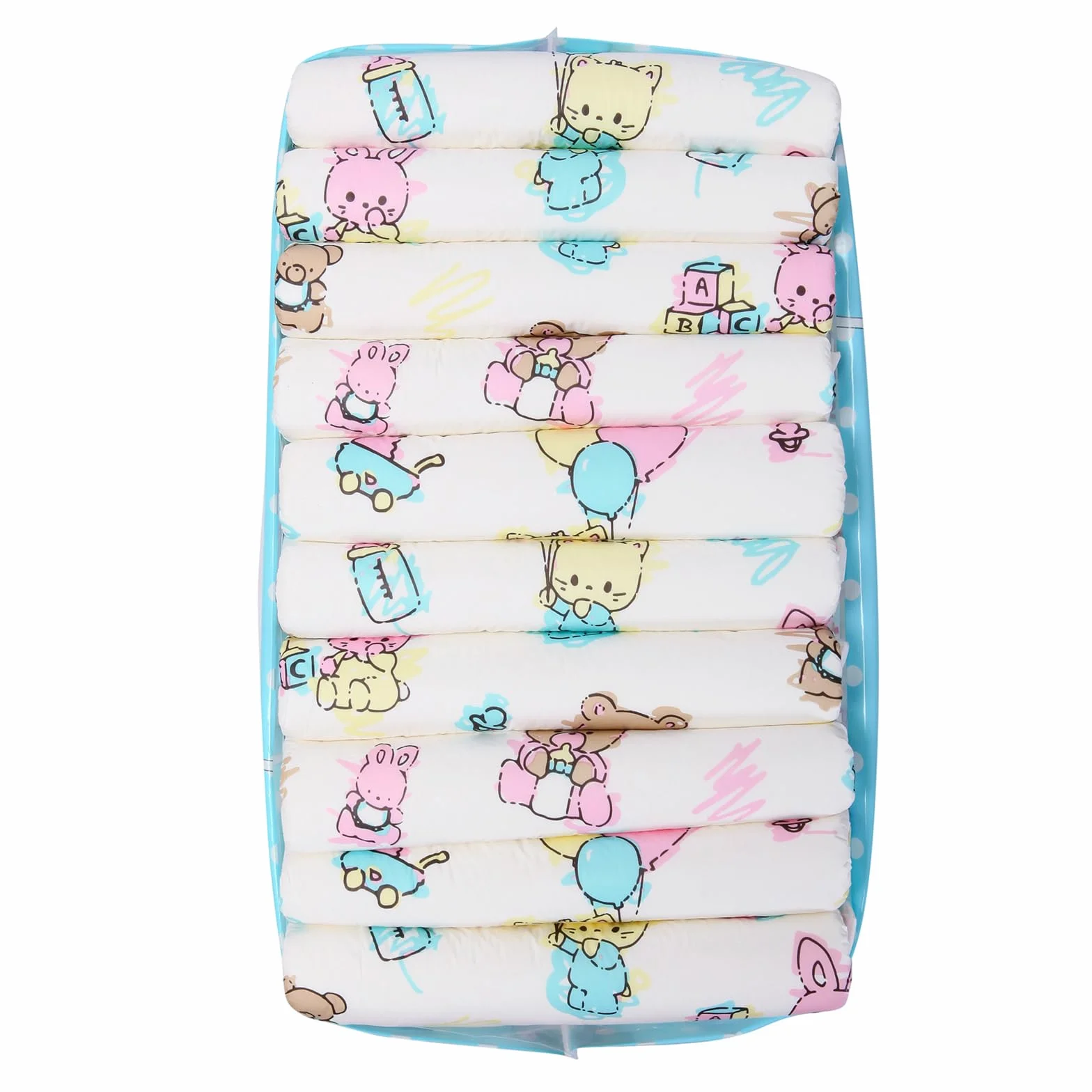 LittleForBig Pielucha Drukowana Dla Dorosłych 10 Sztuk Baby Cuties X-Large 121-142 CM