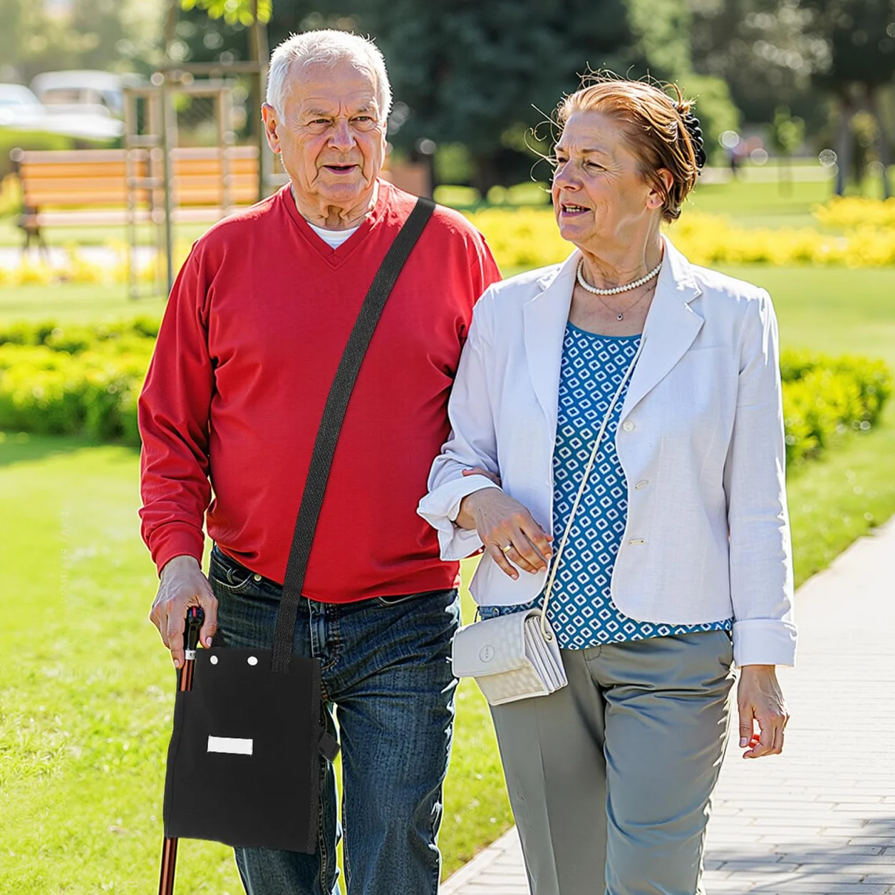 Healeved Pokrowiec na worek na mocz uchwyt na worek drenażowy z regulowanym paskiem cewnik torba na nogę uchwyt dla kobiet mężczyzn czarny