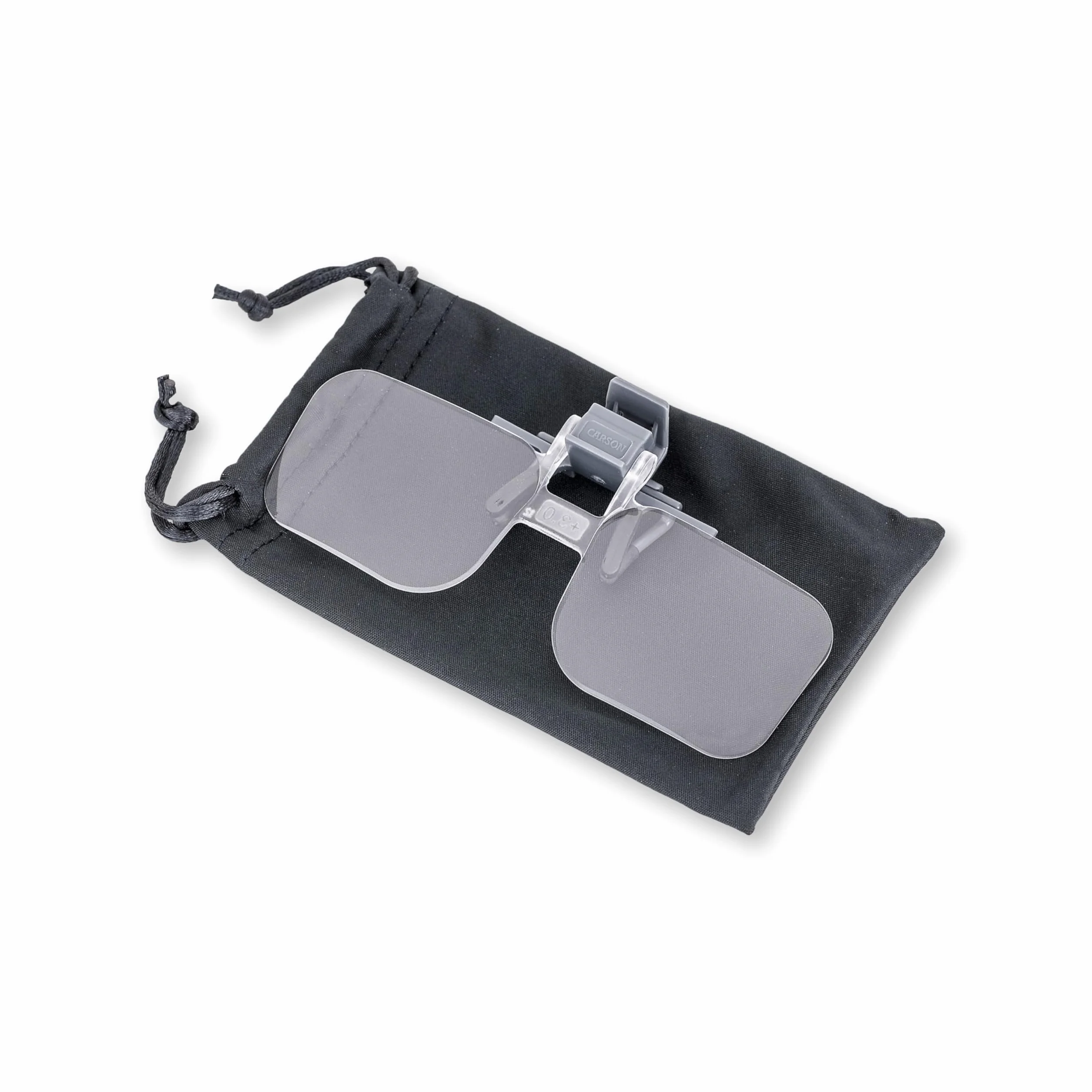 Carson Clip and Flip okulary z funkcją zaciskania i 2-krotnym powiększeniem