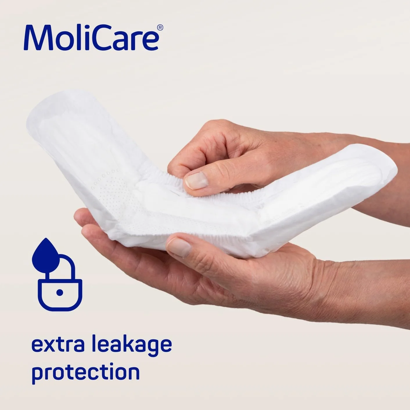 MoliCare lady Pad 5 kropli bardzo długa wkładka do inkontynencji dla kobiet ze średnim osłabieniem pęcherza moczowego, ochrona w nocy, neutralizator zapachów, zaawansowana ochrona skóry, 14 sztuk