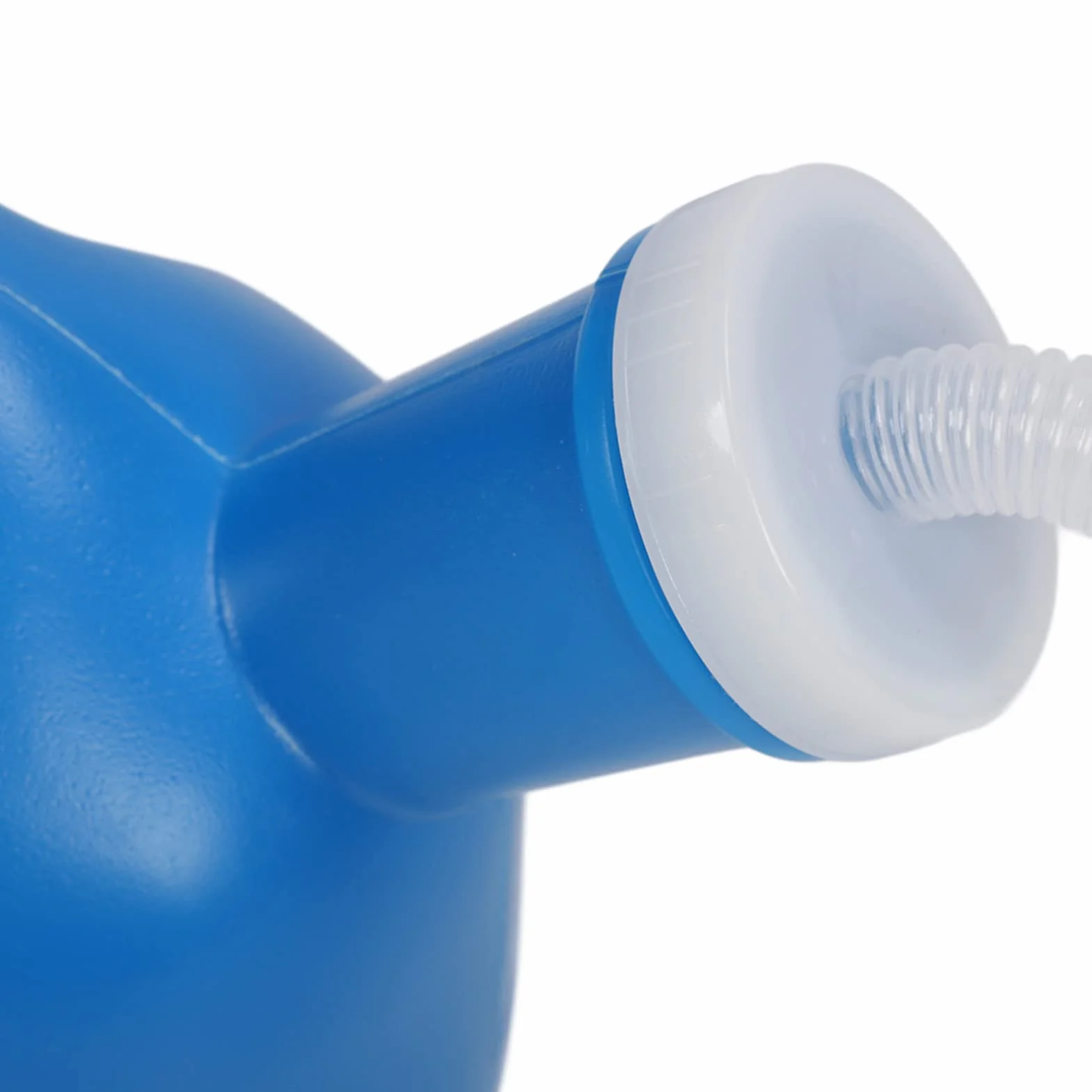 2000ml Butelka na Pisuar dla Mężczyzn, Przenośna Butelka Wielokrotnego Użytku o Dużej Pojemności Odporna na Zalanie z rurką dla Obłożnie Chorych Niebieski