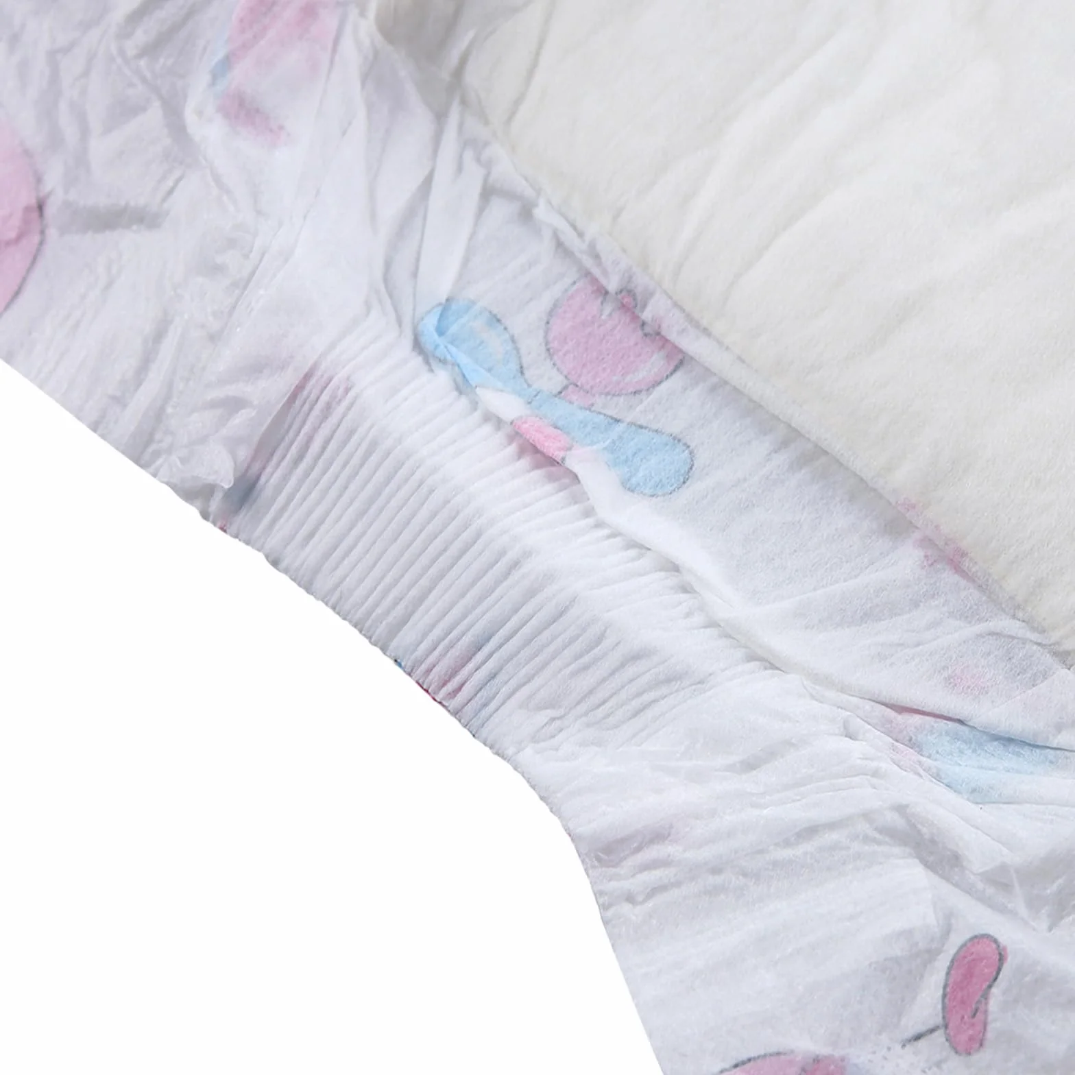 CutiePlusU Pieluchy dla dorosłych, 2 sztuki jednorazowe pieluchy inkontynencyjne z pętelkami, mocna absorpcja na noc - Baby Dream (rozmiar M 71-97 cm)
