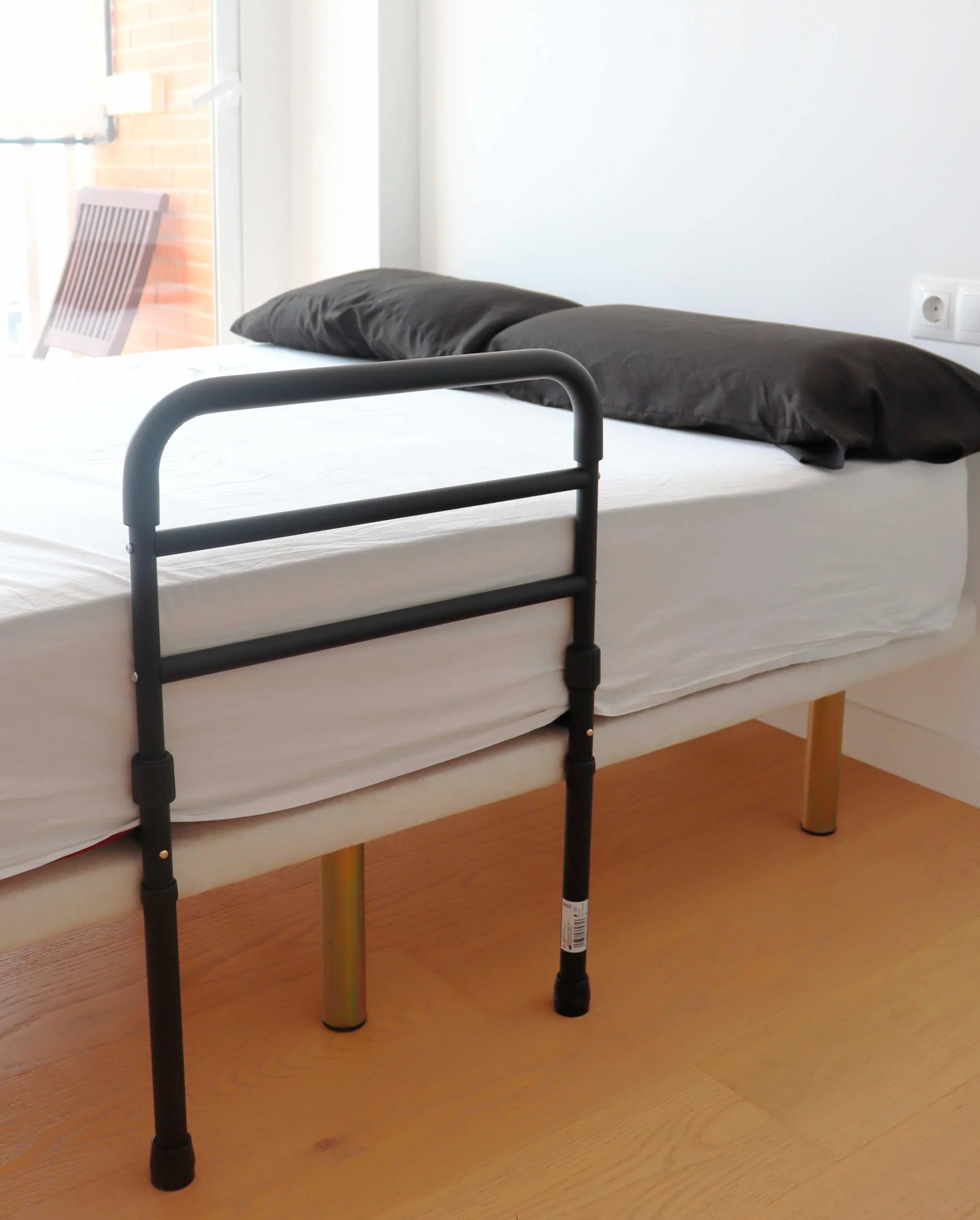 PEPE Mobility Poręcz łóżka regulowana wysokość 26-41 cm barierka czarna