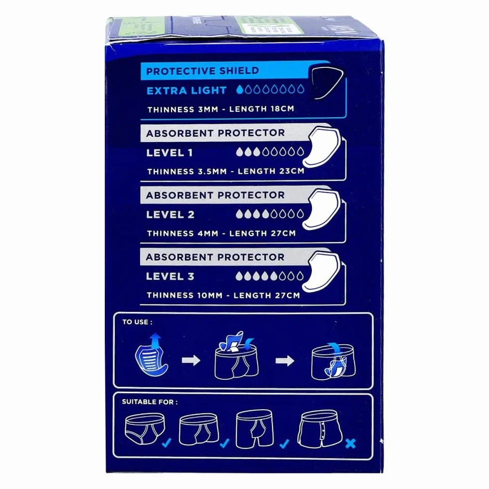 TENA MEN extra light wkładki 14 szt