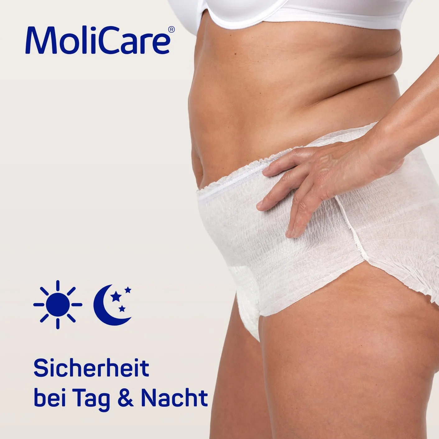 Molicare Mobilny 10 kropli rozmiar L chłonna bielizna dla kobiet i mężczyzn z ciężkim nietrzymaniem moczu 14 sztuk
