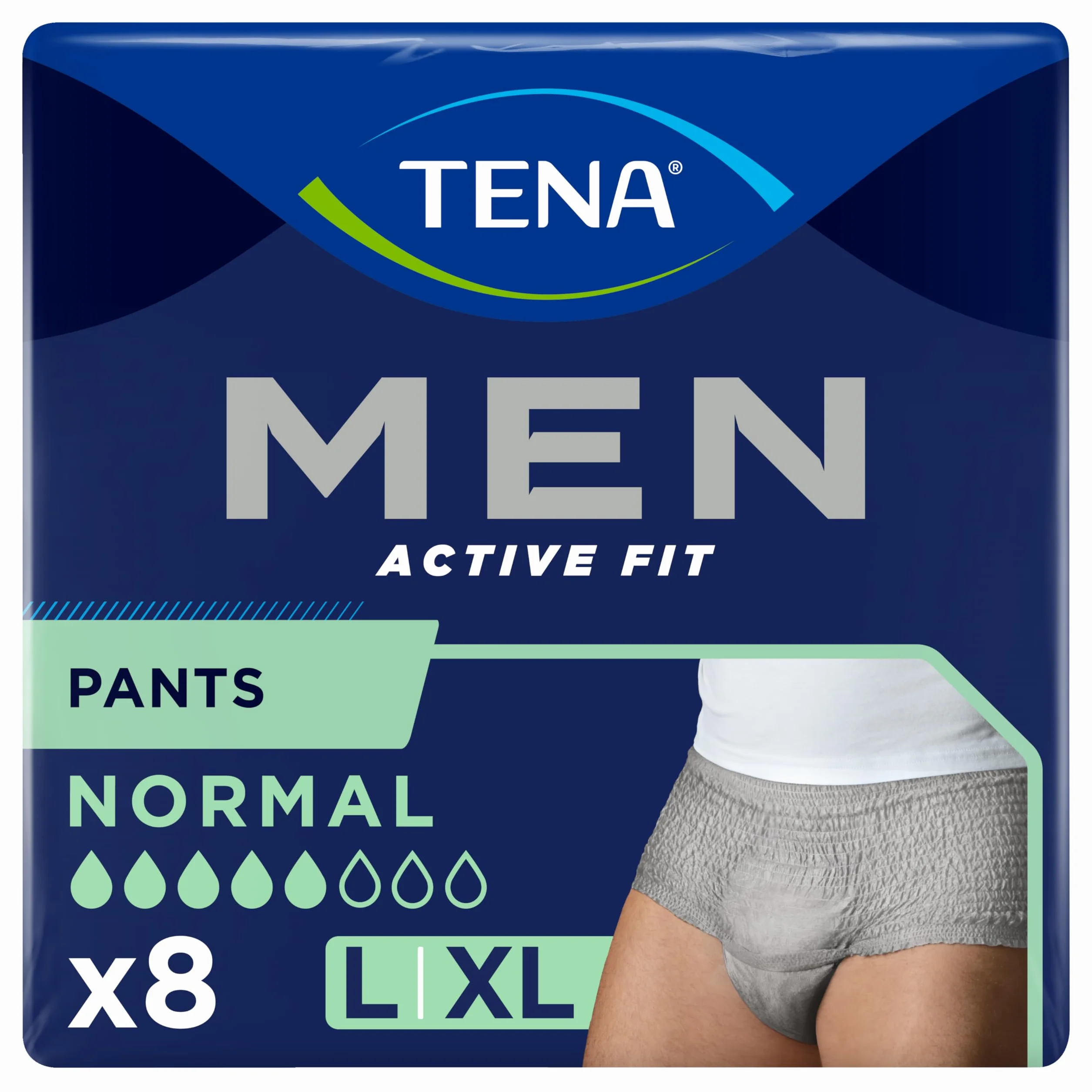 TENA Męskie spodnie Active Fit Grev L/XL