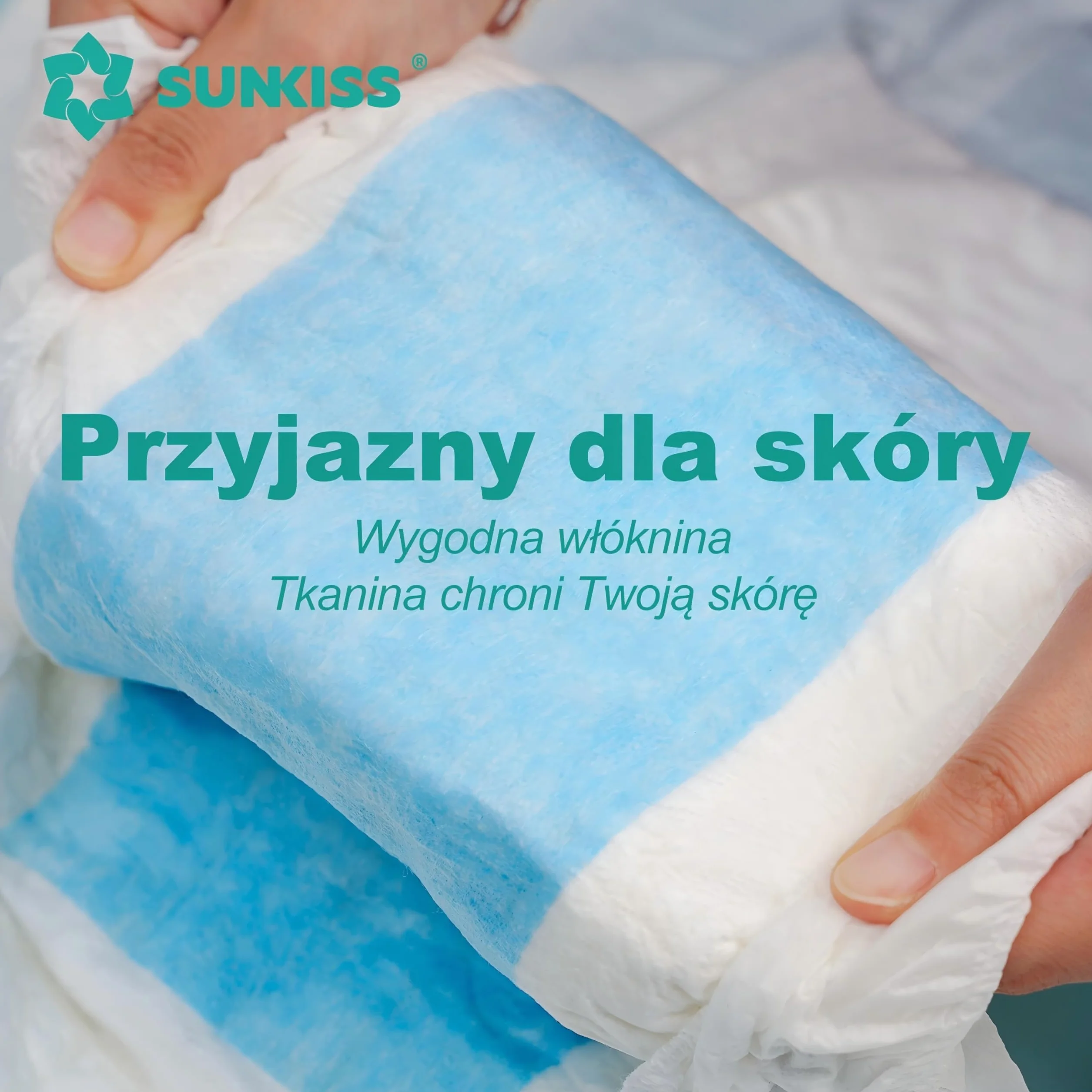 SUNKISS TrustPlus Pieluchy dla dorosłych o maksymalnej chłonności, uniseks jednorazowe majtki na nietrzymanie moczu z zakładkami, dla mężczyzn i kobiet, kontrola zapachu, rozmiar S/M, 15 sztuk