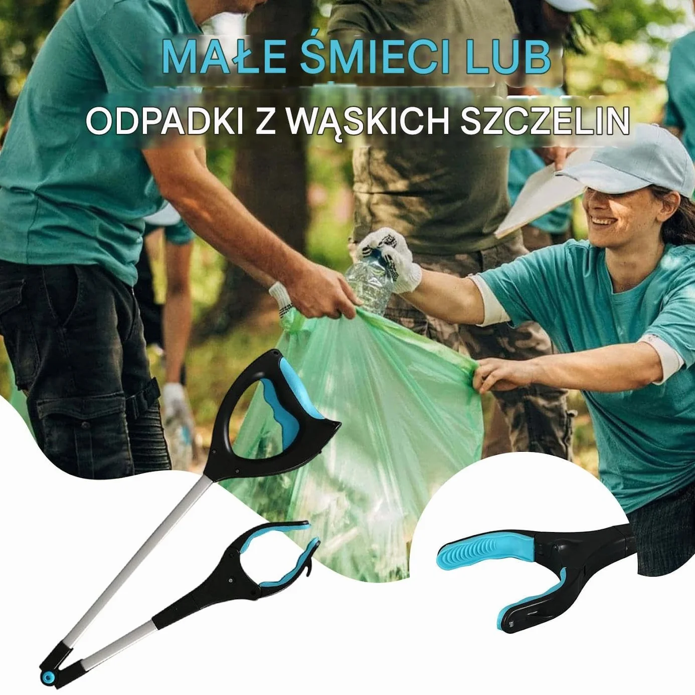 Chwytak Do Zbierania | LED Sk?adany Pazur Do ?mieci,Przeno?ny Chwytak Dla Domu Ogródu Zewn?trz M??czyzn Kobiet Seniorów Osób Niepe?nosprawnych W Ci??y