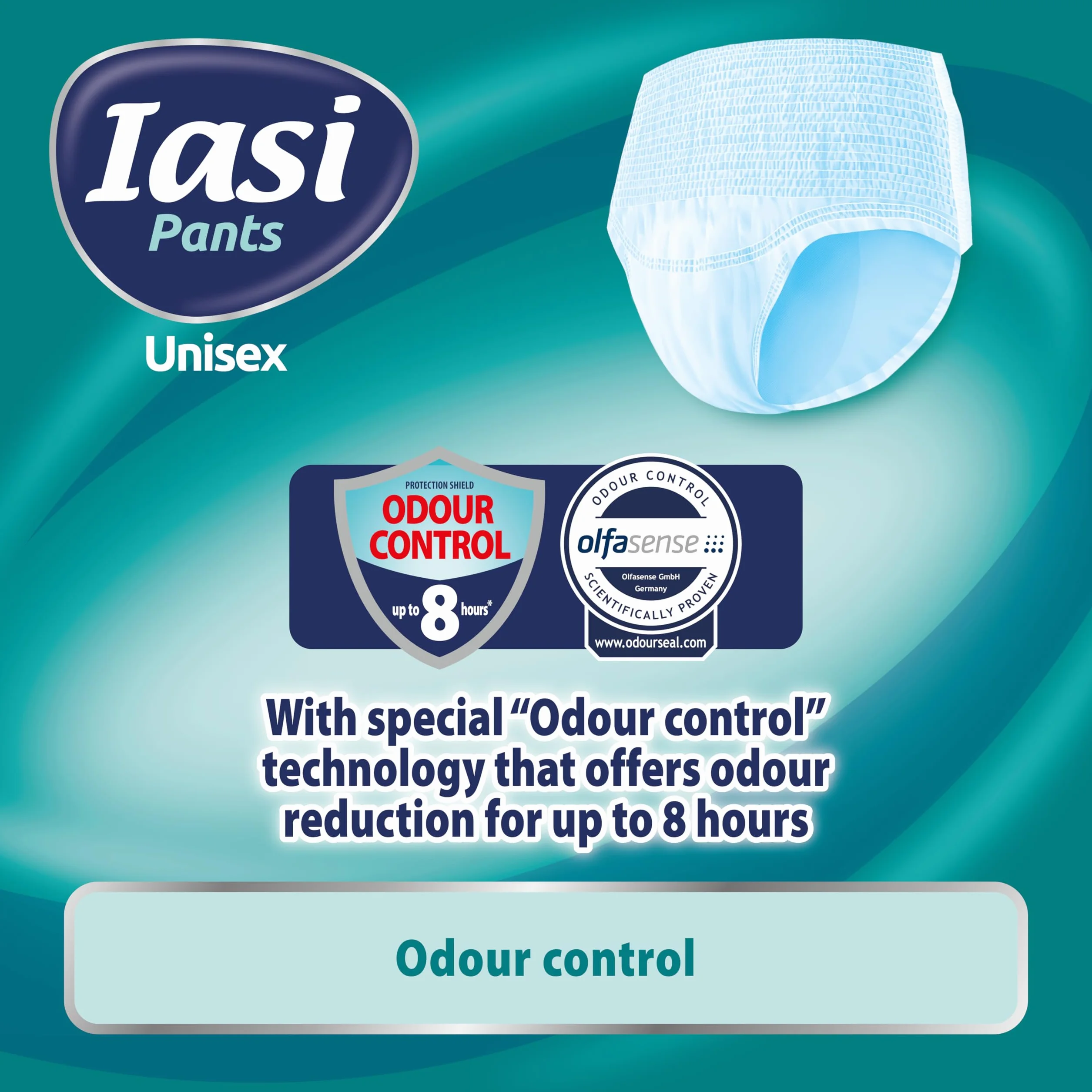 IASI Pants UNISEX High Protection, 10 jednorazowych majtek chłonnych, EXTRA chłonność, rozmiar XXL, 10 sztuk