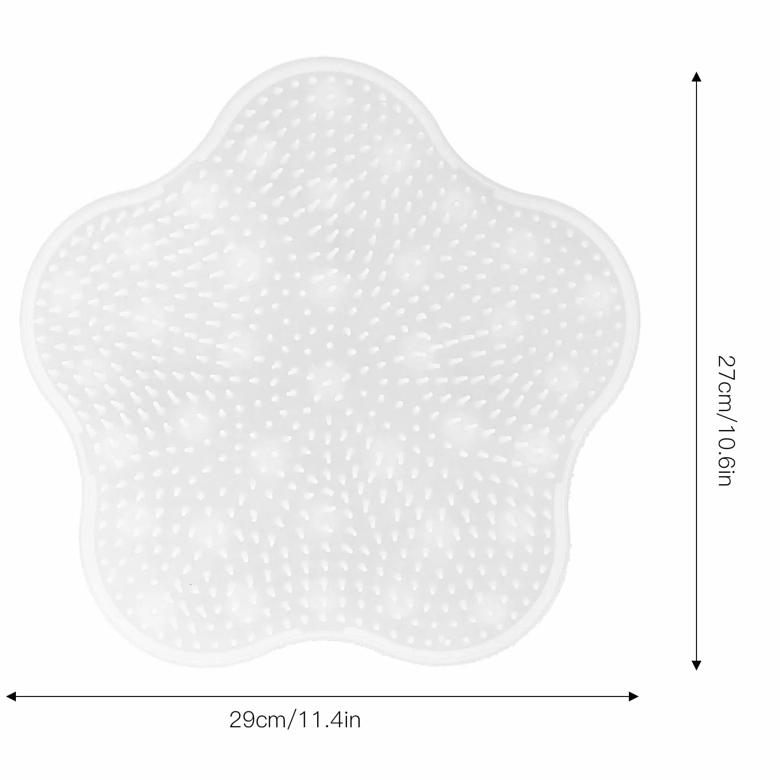 Podkładka do Masażu Stóp, Peeling do Stóp Pod Prysznic Łazienka Złuszczanie ścian Wielofunkcyjne Mocowanie do Mycia Stóp w Celu Pocierania Pleców