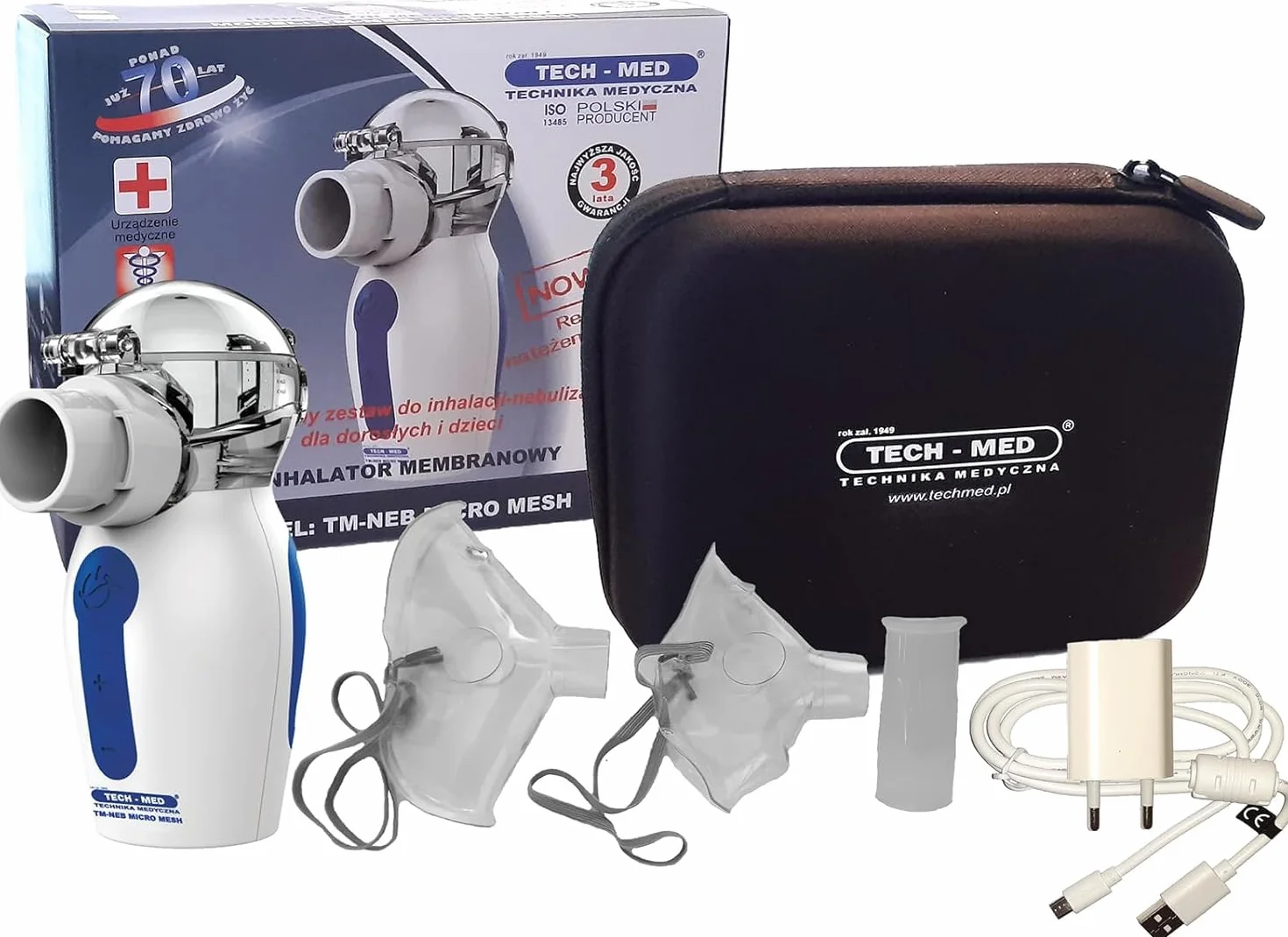 TECH-MED Inhalator membranowy TM-NEB MICRO MESH