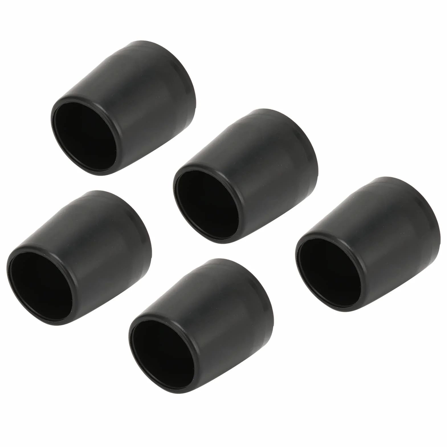 5 szt. końcówek do kuli, 28 mm wymienne końcówki do kuli, gruba gumowa trzcina, pojedynczy kąt, dobra przyczepność, stabilna laska, laska do stóp (czarna)