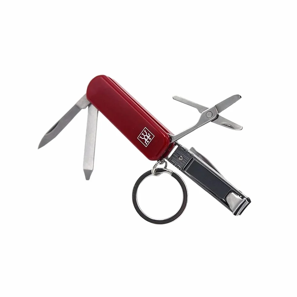 ZWILLING Narzędzie wielofunkcyjne do manicure i pedicure, czerwony, 60 mm