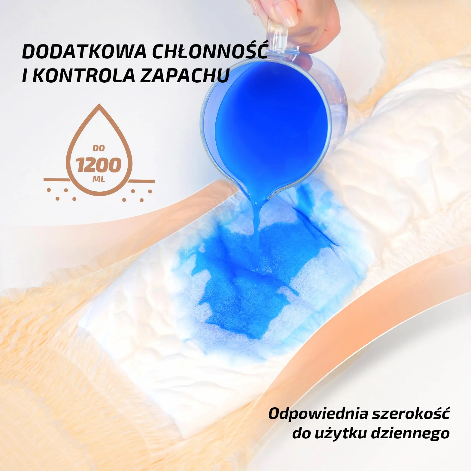 SUNKISS Pieluchy dla dorosłych i kobiet, jednorazowe pieluchy po porodzie dla dorosłych, spodnie dla kobiet o maksymalnej chłonności, beżowe, rozmiar L, 32 szt.