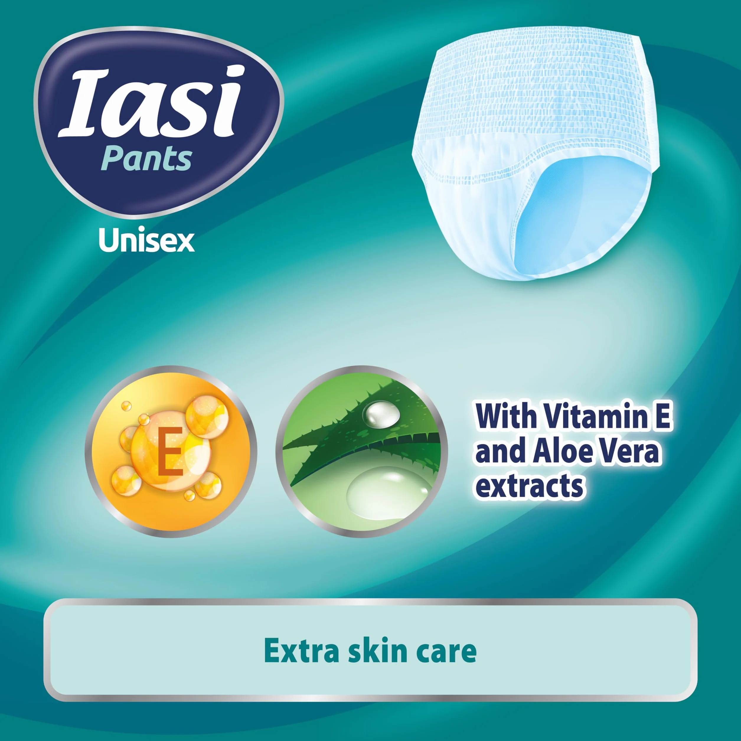 IASI Pants UNISEX High Protection, 10 jednorazowych majtek chłonnych, EXTRA chłonność, rozmiar XXL, 10 sztuk