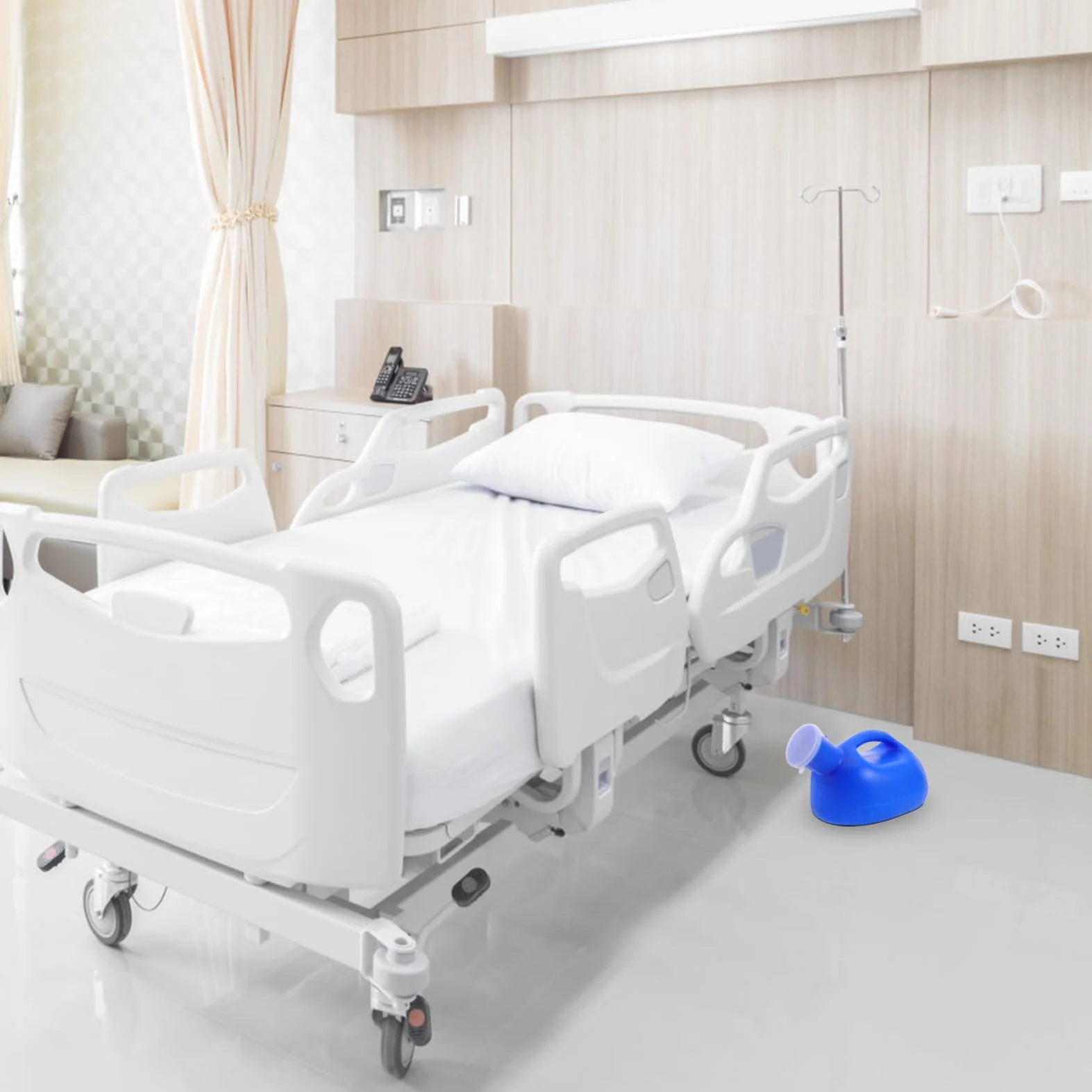 Healvian Męski Plastikowy Osób Starszych Osób Starszych Męski Do Codziennego Użytku Osób Starszych Zagęszczony Pojemnik Mocz Butelka