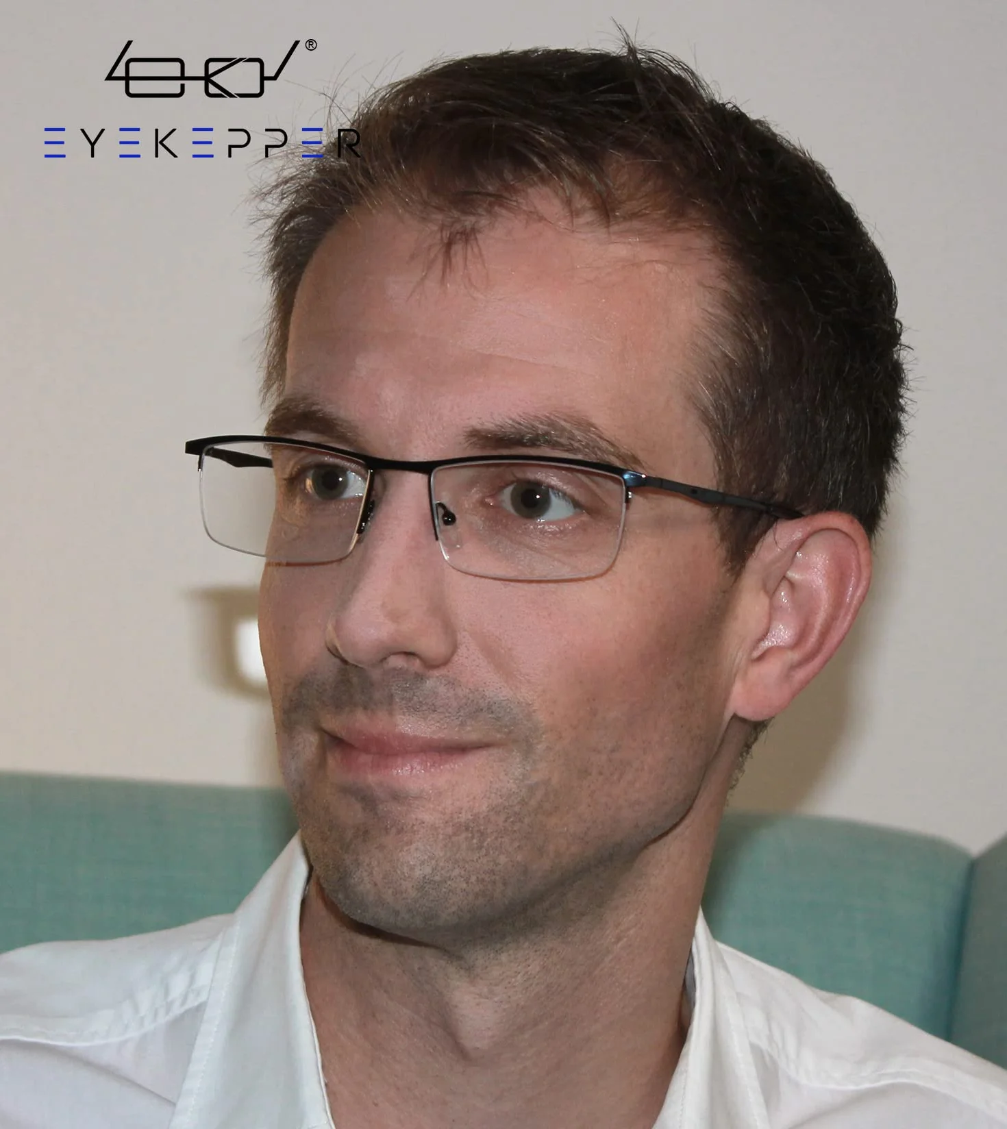 Eyekepper Okulary do czytania z metalową półoprawką dla mężczyzn i kobiet