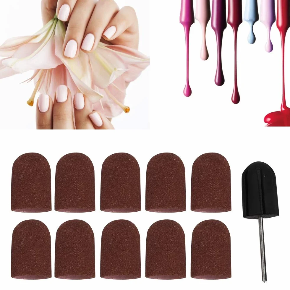 10 pcs Obcinacz do kalusa Pielęgnacja stóp, Elektryczna wiertarka do paznokci Akcesoria do maszyn do pedicure, Obcinacz do kalusa Super gruby Pedicure