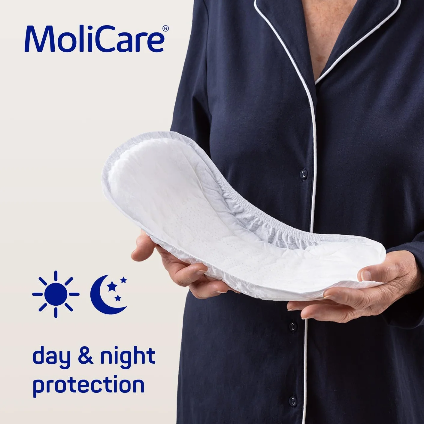 MoliCare lady Pad 5 kropli bardzo długa wkładka do inkontynencji dla kobiet ze średnim osłabieniem pęcherza moczowego, ochrona w nocy, neutralizator zapachów, zaawansowana ochrona skóry, 14 sztuk