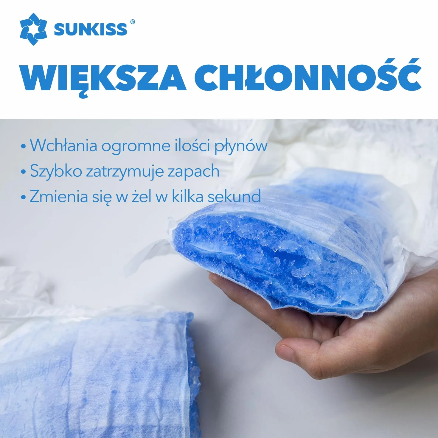 SUNKISS TrustPlus spodnie na nietrzymanie moczu dla mężczyzn i kobiet, dla dorosłych, jednorazowa bielizna ochronna, maksymalna chłonność, kontrola zapachu, rozmiar L, 16 szt.