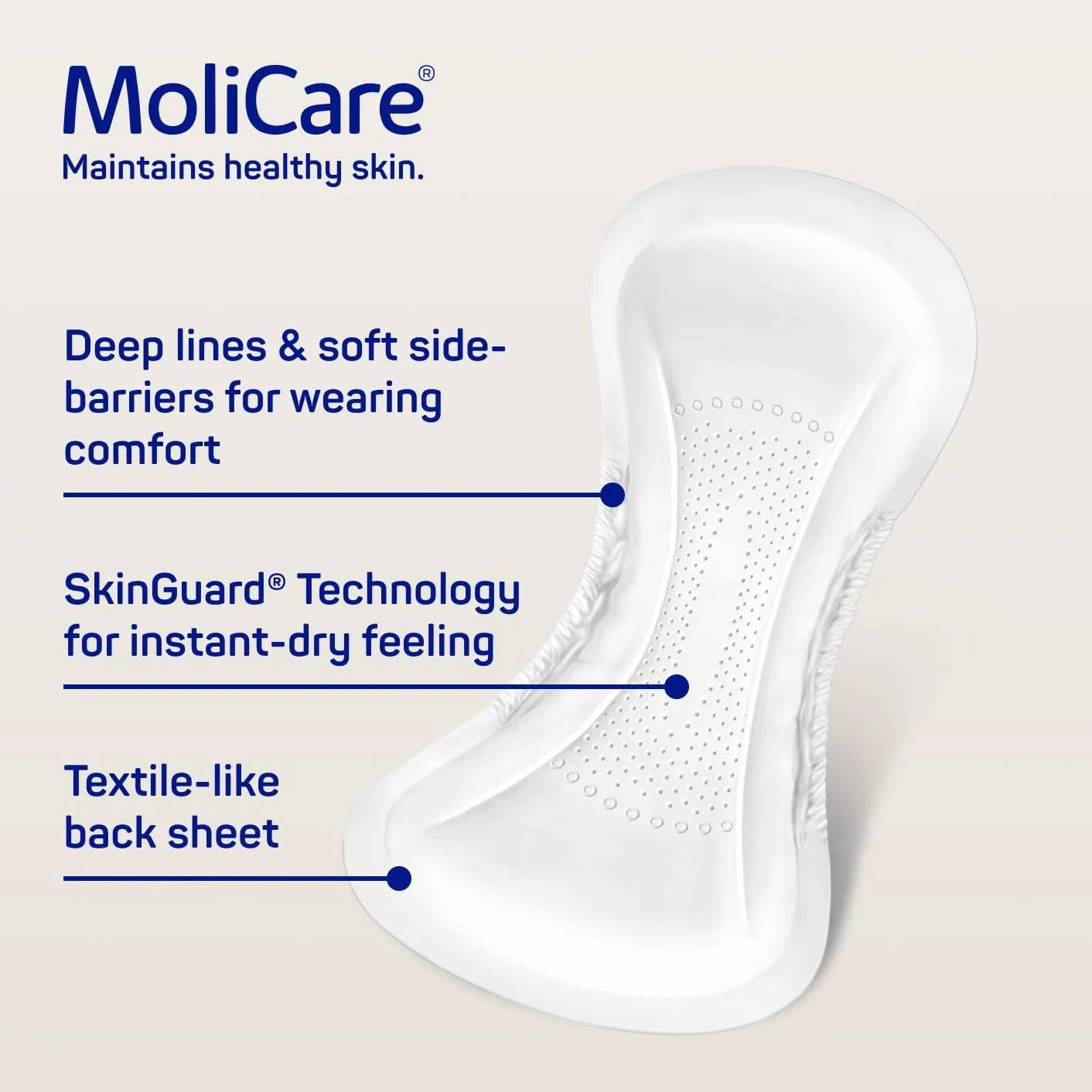 MoliCare lady Pad 5 kropli bardzo długa wkładka do inkontynencji dla kobiet ze średnim osłabieniem pęcherza moczowego, ochrona w nocy, neutralizator zapachów, zaawansowana ochrona skóry, 14 sztuk