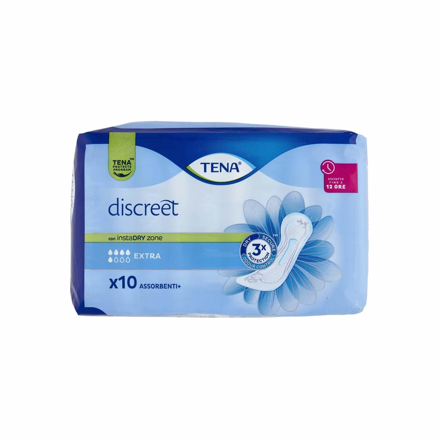 Dyskretny Tena Absorbentowa Extra 10 Sztuk, 10szt