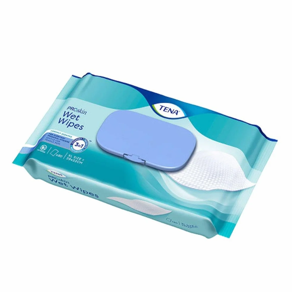 Tena ProSkin - Wet Wipes Salviettine Umidificate Detergenti, 48 Salviette