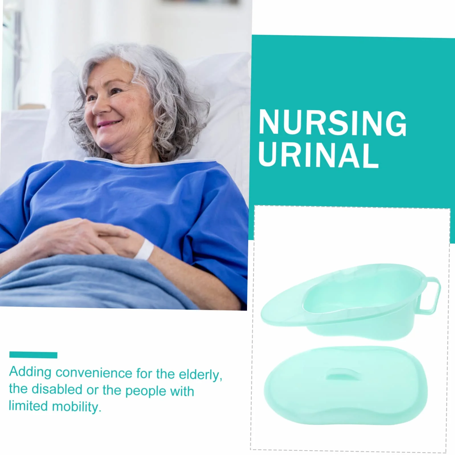 FRCOLOR Uchwyt Do Urinalu Plastikowy Bedpan Dla Kobiet Ciąży Wygodny Łatwy Użyciu