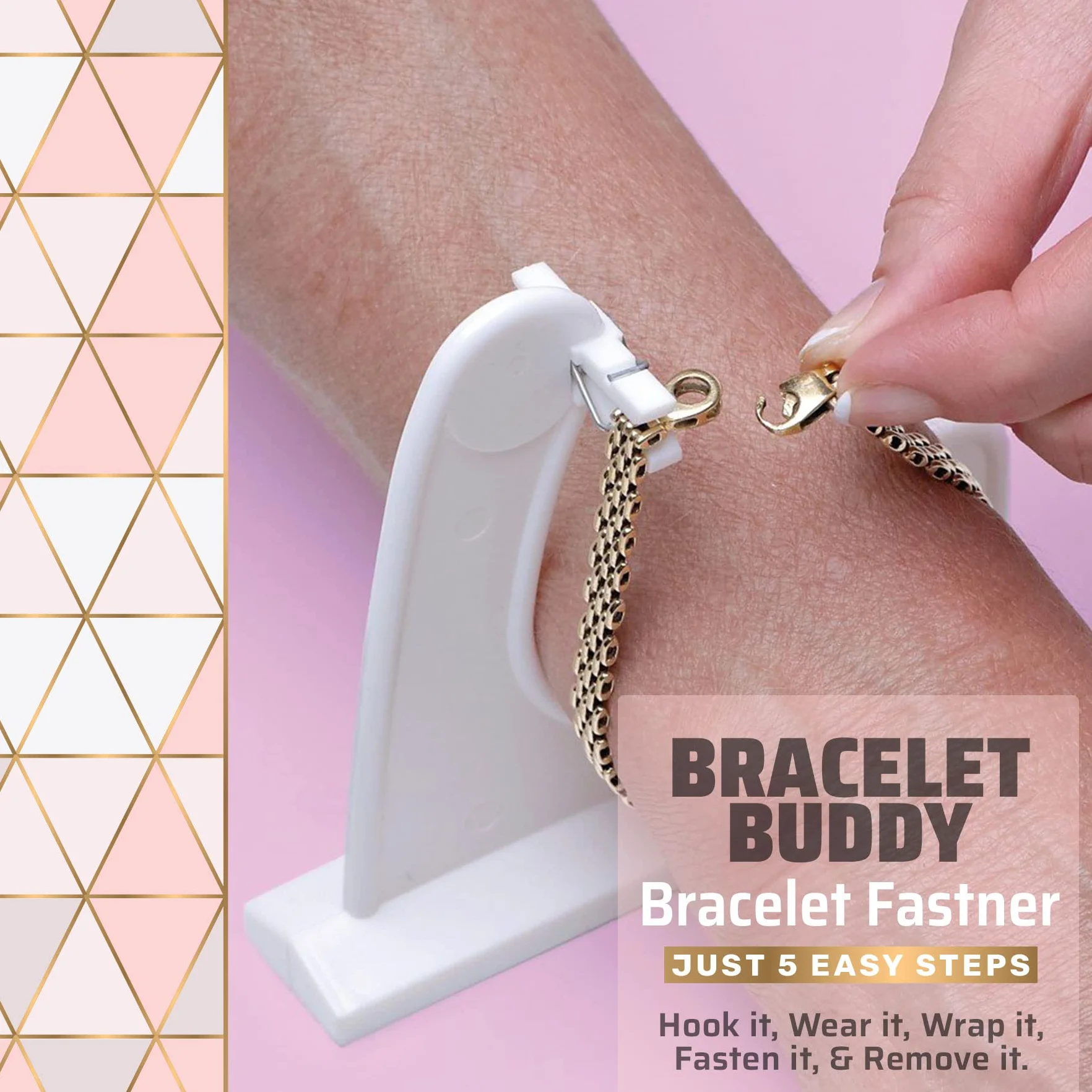 Medca Bracelet Buddy- Biżuteria Pomocnik zapinania pomocy szybko zapinać i odpinać bransoletki lub zegarki - 2 Pack