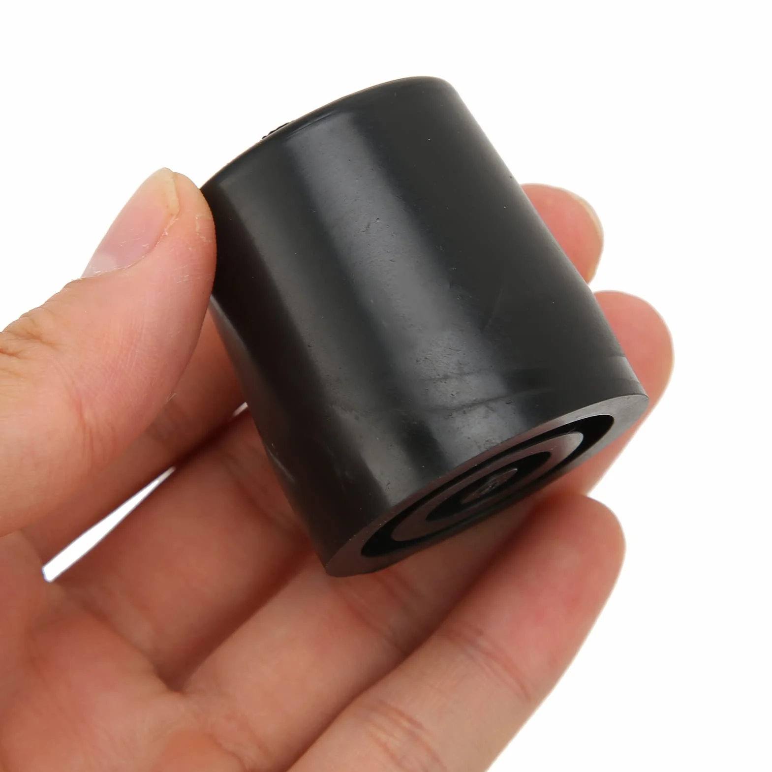 5 szt. końcówek do kuli, 28 mm wymienne końcówki do kuli, gruba gumowa trzcina, pojedynczy kąt, dobra przyczepność, stabilna laska, laska do stóp (czarna)