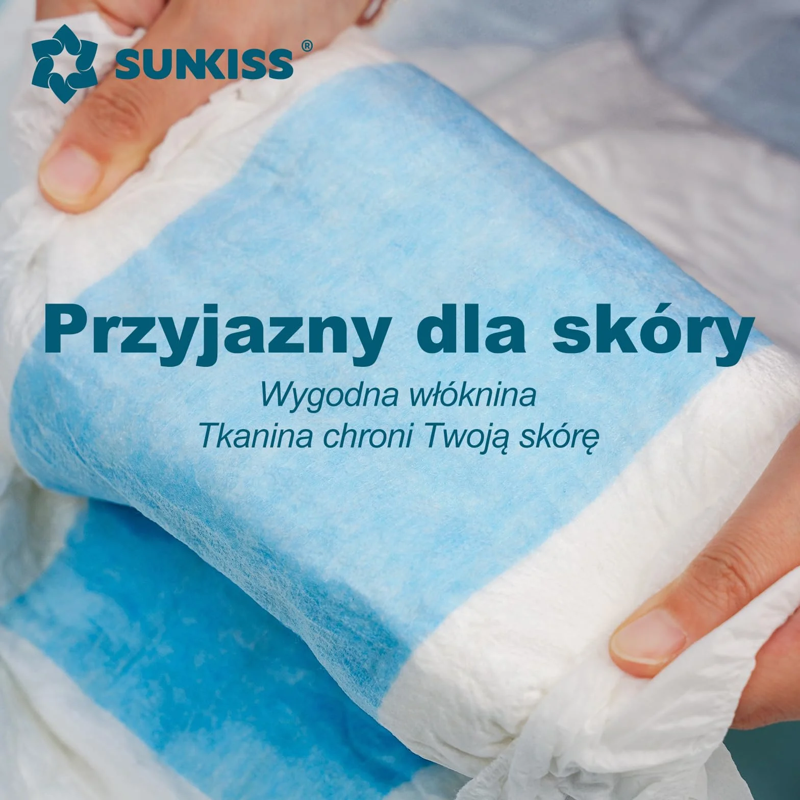 SUNKISS TrustPlus Overnight pieluchy dla dorosłych o najwyższej chłonności, majtki na nietrzymanie moczu unisex z zakładkami dla mężczyzn i kobiet, kontrola zapachu, S, 12 sztuk