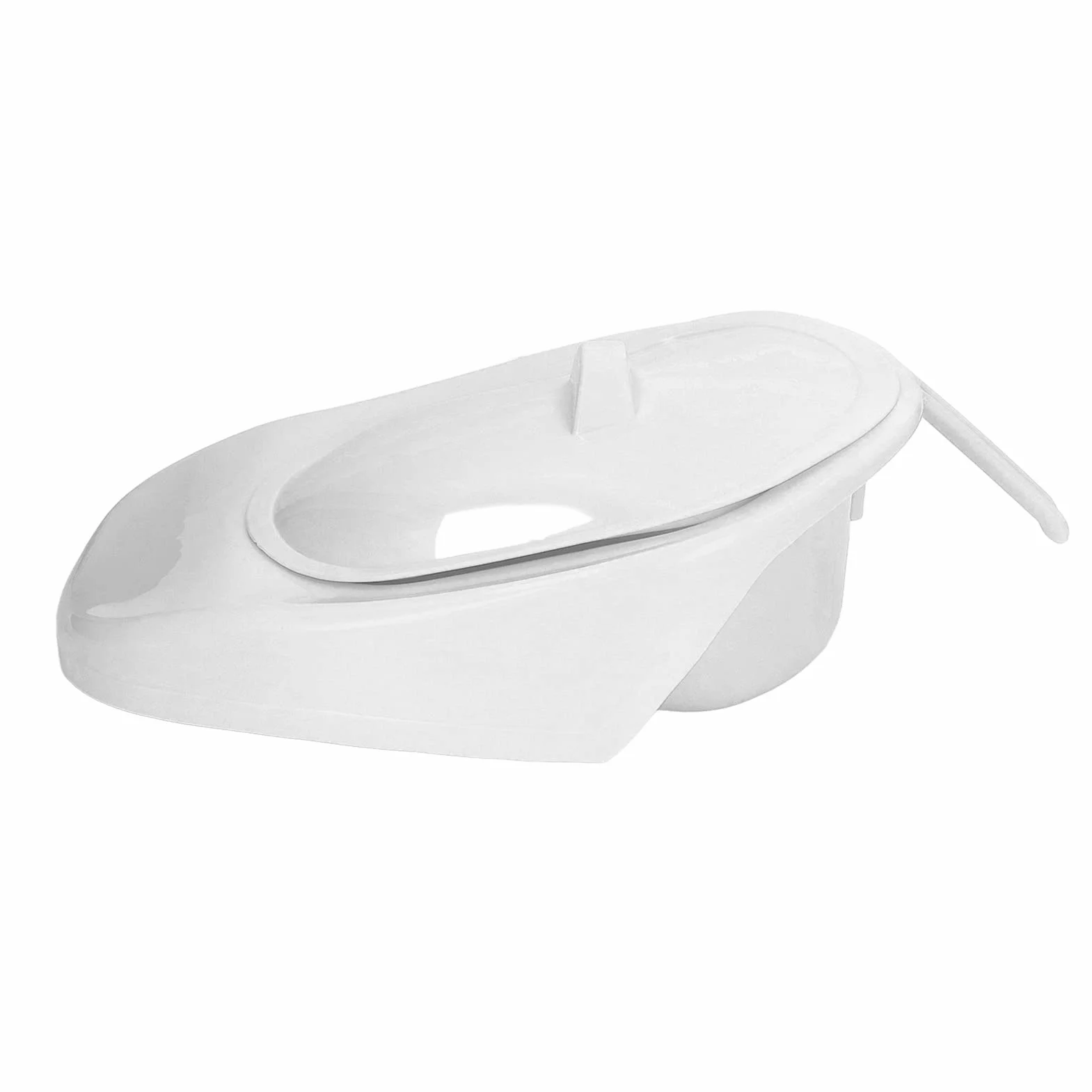 Przenośny Basen Plastikowy Wysokiej Wytrzymałości z Uchwytem na Pokrywę, Łatwy Montaż i Szybkie Czyszczenie, Idealny dla Domu Ogrodu Biały