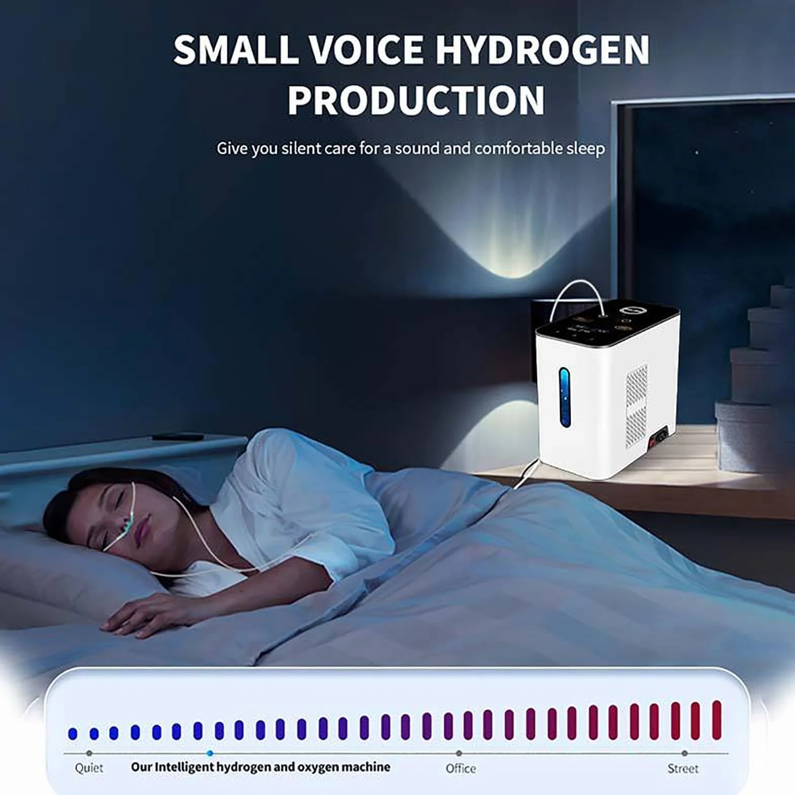 PEM Tech Generator wodoru do inhalacji H2 500/1000/1500 ml/min wysoka czystość 99,99% dwa wyjścia 500ml