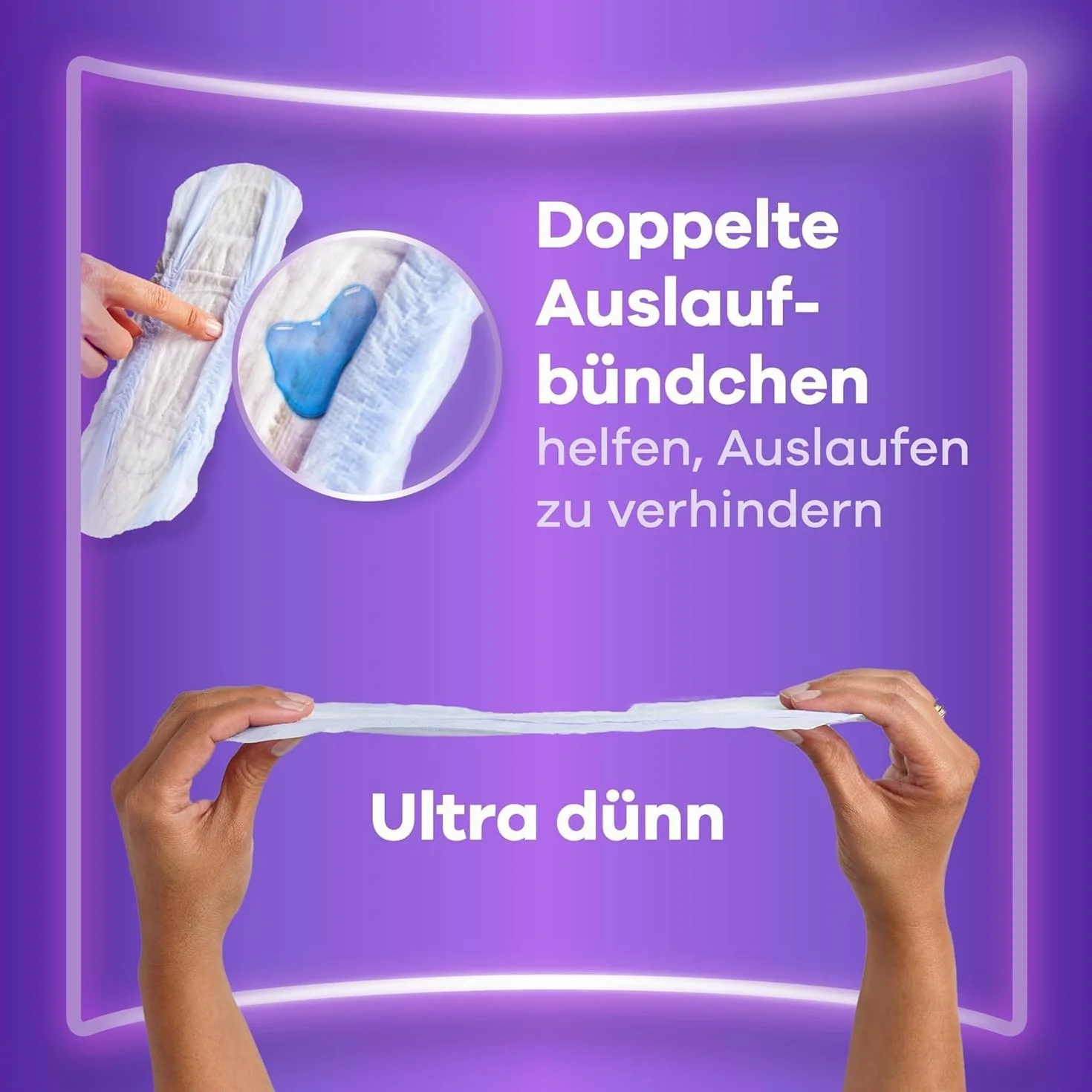 Always Discreet Long Plus wkładki do pończoch na nietrzymanie moczu (24 wiązania) dla kobiet, silna ochrona, której prawie nie czujesz