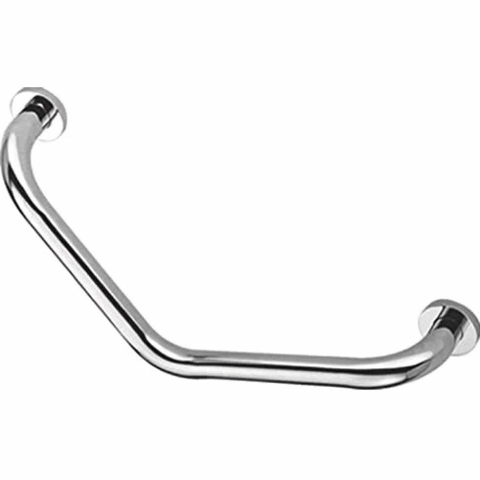 Ibergrif M34017, uchwyty prysznicowe, ASA Łazienka kąt bezpieczeństwa, balustrady WC, stal nierdzewna, srebro, 40 cm
