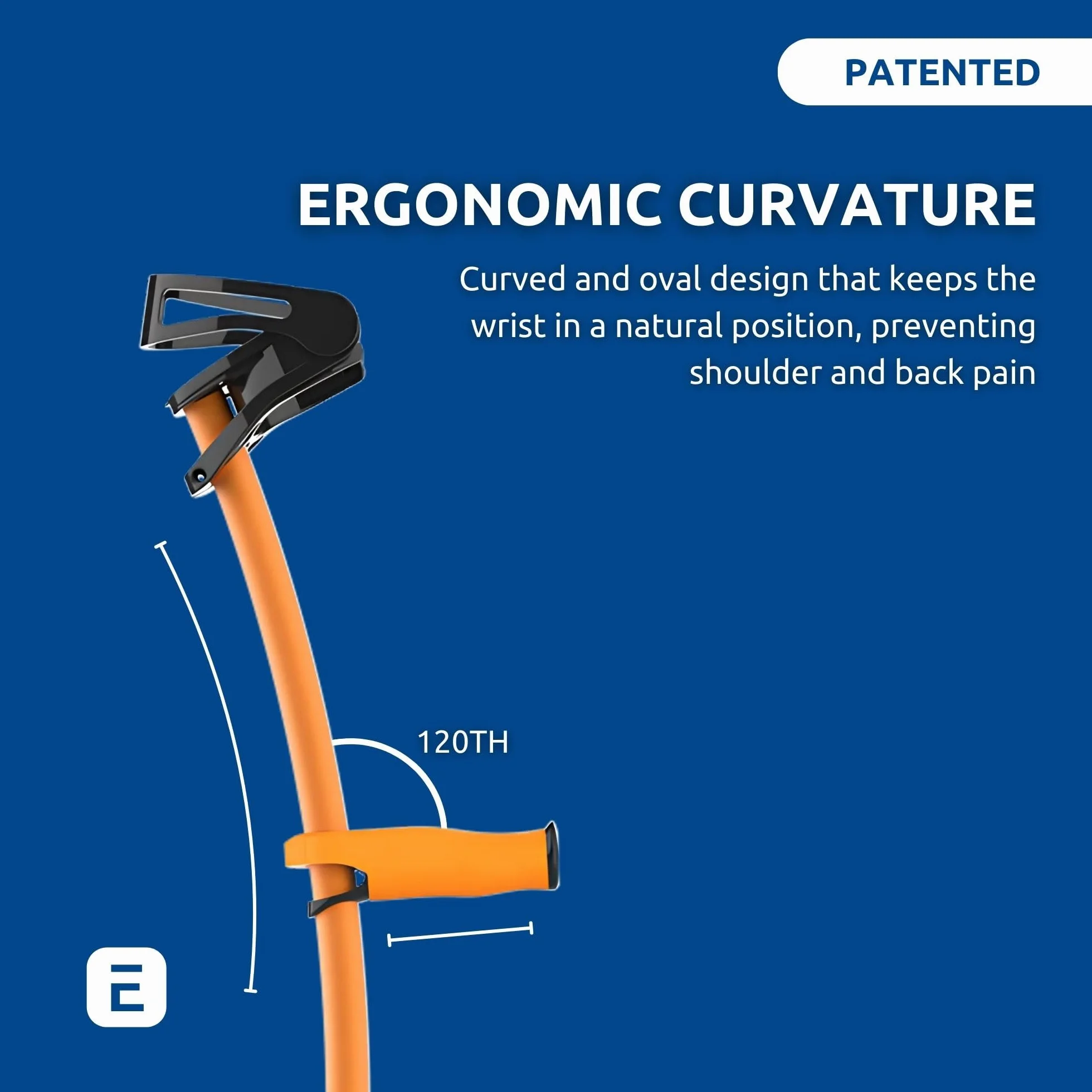 INDESmed aluminiowe kule ortopedyczne z uchylnym łokciem ergonomiczny uchwyt fioletowy L 175-185 cm