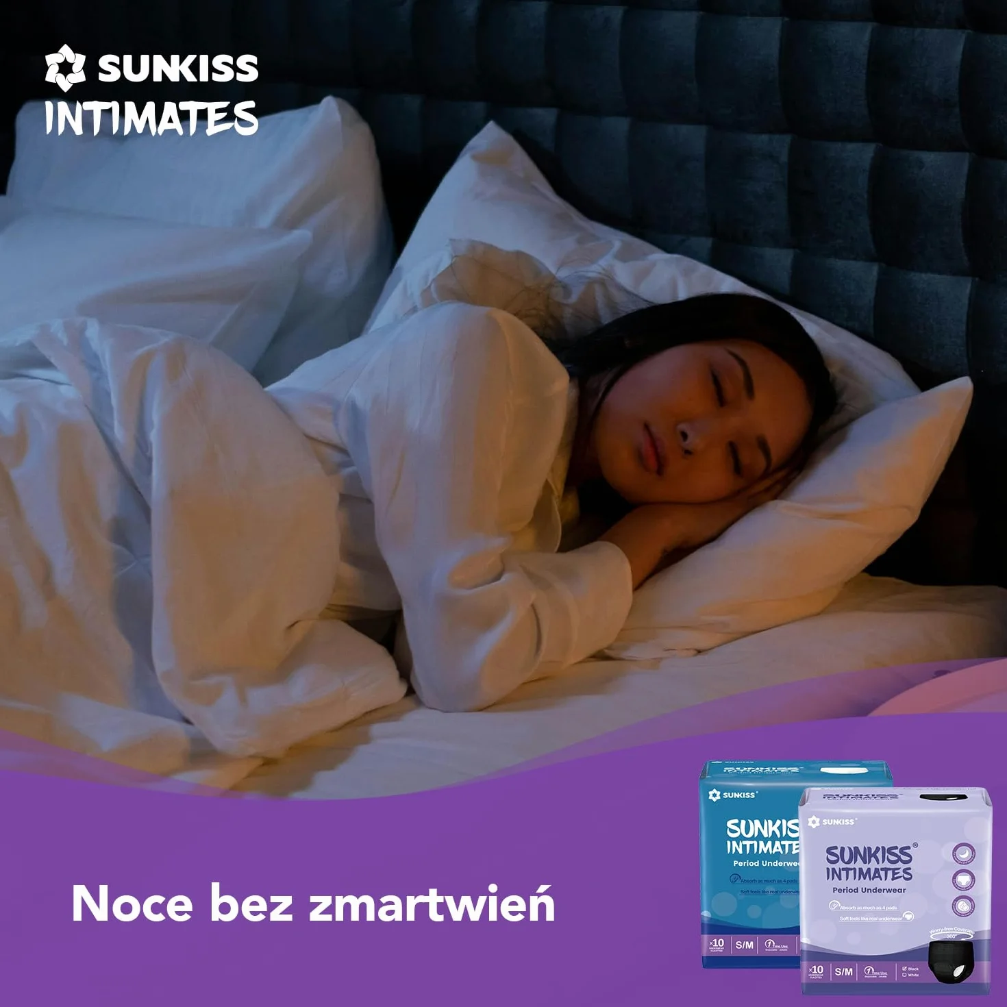 Jednorazowe majtki menstruacyjne dla kobiet z obfitym krwawieniem, bezzapachowa bielizna poporodowa, czarne, XL, 10 sztuk