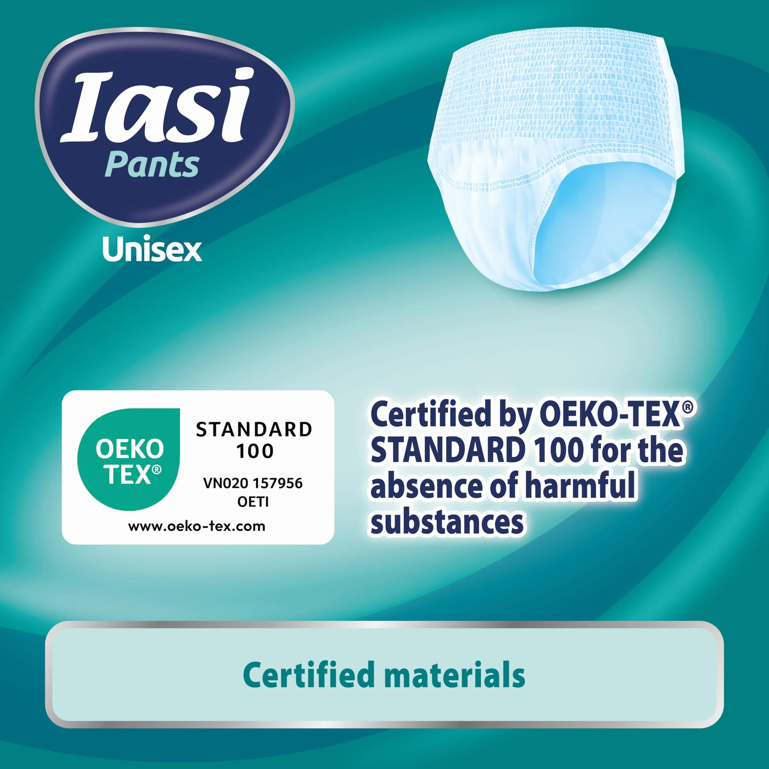 IASI Pants UNISEX High Protection, 10 jednorazowych majtek chłonnych, EXTRA chłonność, rozmiar XXL, 10 sztuk