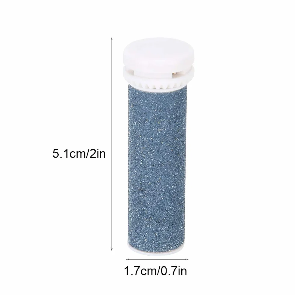 5 Szt. Głowice Rolkowe do Pilników do Stóp Kompatybilne z Emjoi Micro Pedi Nano, Rolki Wymienne do Szlifierki do Stóp Powierzchnia Kamienia Kwarcowego 5.1x1.7 Cm