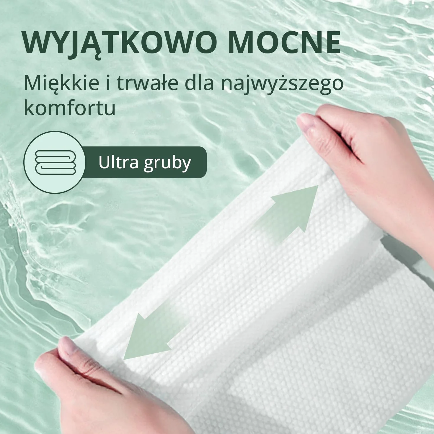 WhyWorry Chusteczki Nawilżane dla Dorosłych, Bardzo Duże 20 x 30 cm Chusteczki do Czyszczenia Ciała dla Seniorów, Bardzo Grube, Jednorazowe, z Aloesem i Witaminą E, 220 Sztuk