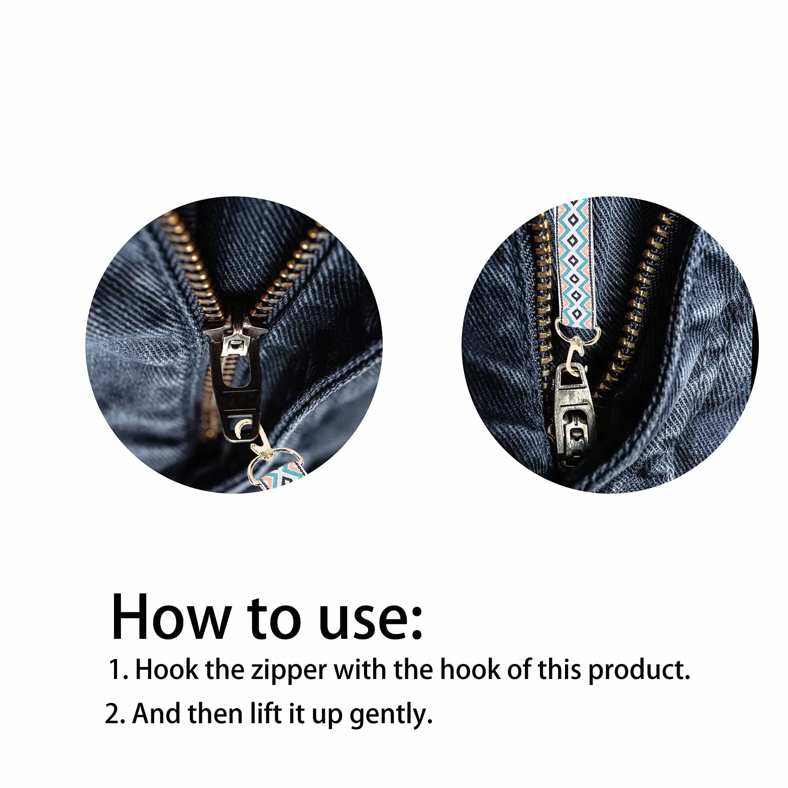 Zipper Helper, Dress Boots Zipper Puller Zip Up Down Assistant Łatwe Zdejmowanie z Haczykiem