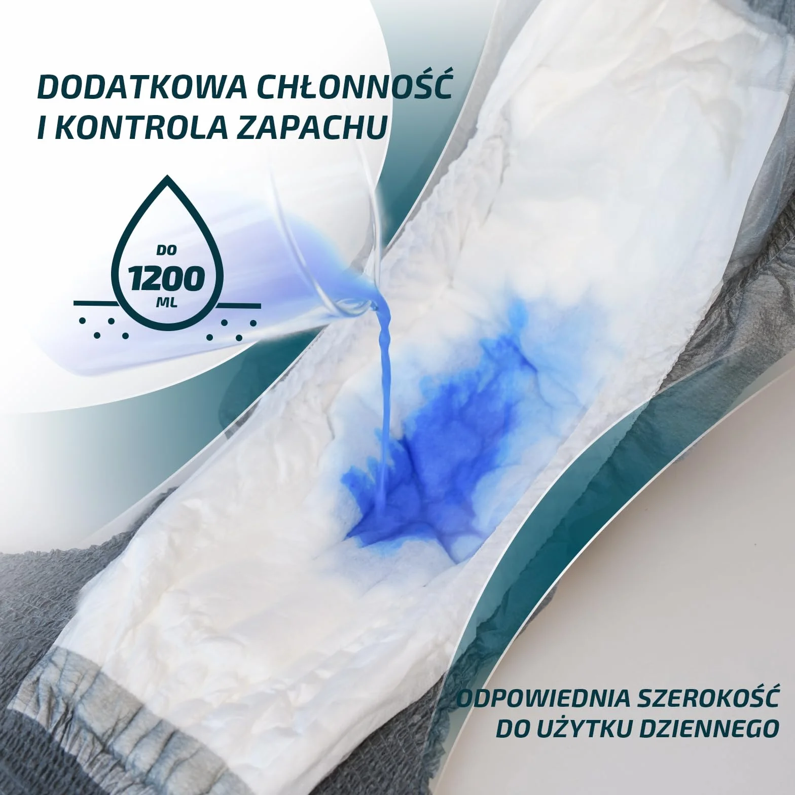 SUNKISS Męskie spodnie z nietrzymaniem moczu, jednorazowe spodnie dla dorosłych, pieluchy męskie o maksymalnej chłonności, szare, rozmiar L, 30 szt.