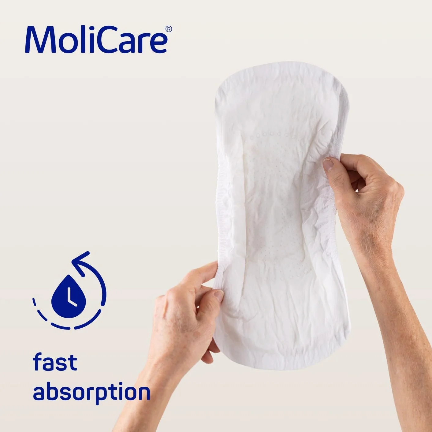 MoliCare lady Pad 5 kropli bardzo długa wkładka do inkontynencji dla kobiet ze średnim osłabieniem pęcherza moczowego, ochrona w nocy, neutralizator zapachów, zaawansowana ochrona skóry, 14 sztuk