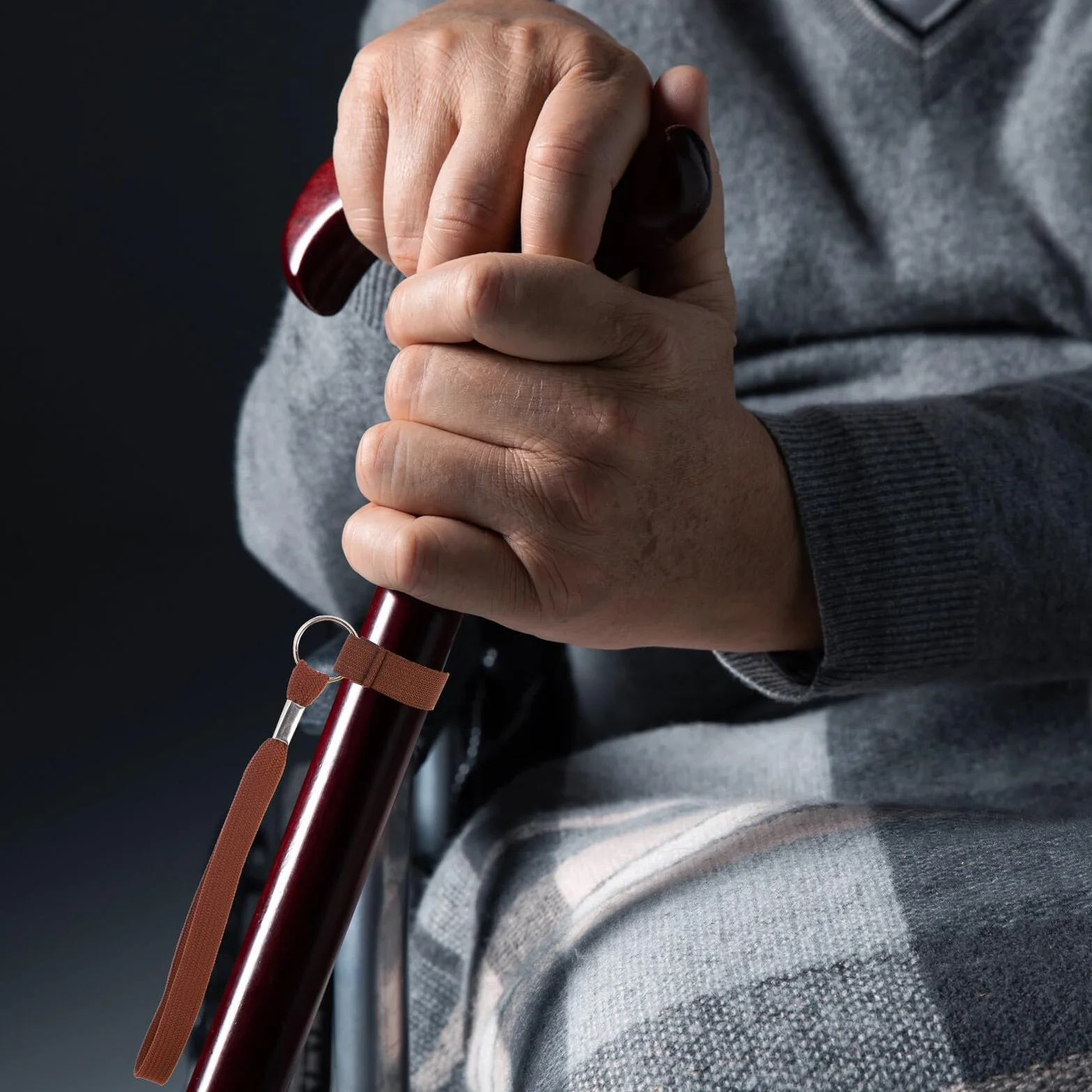 Anneome 8 Szt. Częściowy Pasków Nadgarstek Do Laski i Kijków Trekkingowych Antypoślizgowy Wzmacniający Stabilność Antypot Odpowiedni dla Seniorów i Osób z Ograniczoną Mobilnością