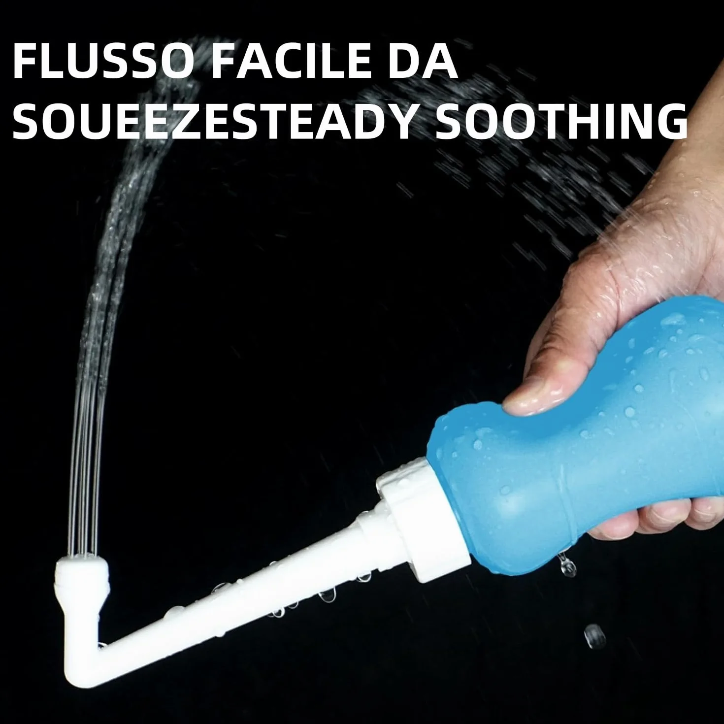 Voarge Portable Purifying Spray Bottle, 450 ml, delikatnie oczyszcza części ciała i poprawia komfort po porodzie, dzięki czemu jest idealnym sprayem oczyszczającym w podróży