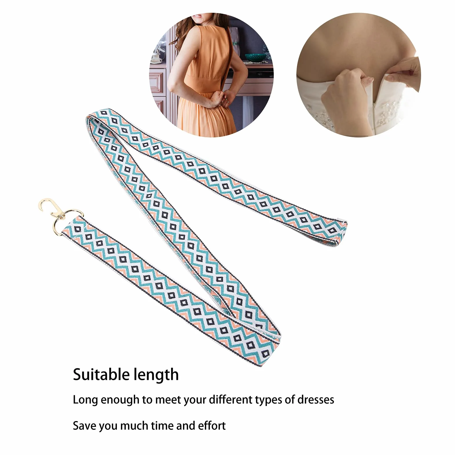 Zipper Helper, Dress Boots Zipper Puller Zip Up Down Assistant Łatwe Zdejmowanie z Haczykiem